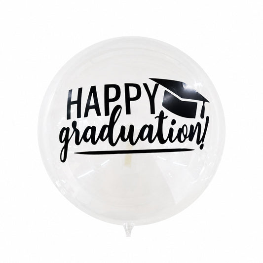 20" Bobo Balloon — Happy Graduation