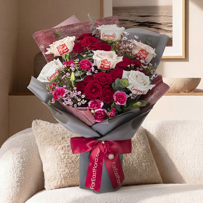 Congrats! So Proud of You! – Flower Memo
