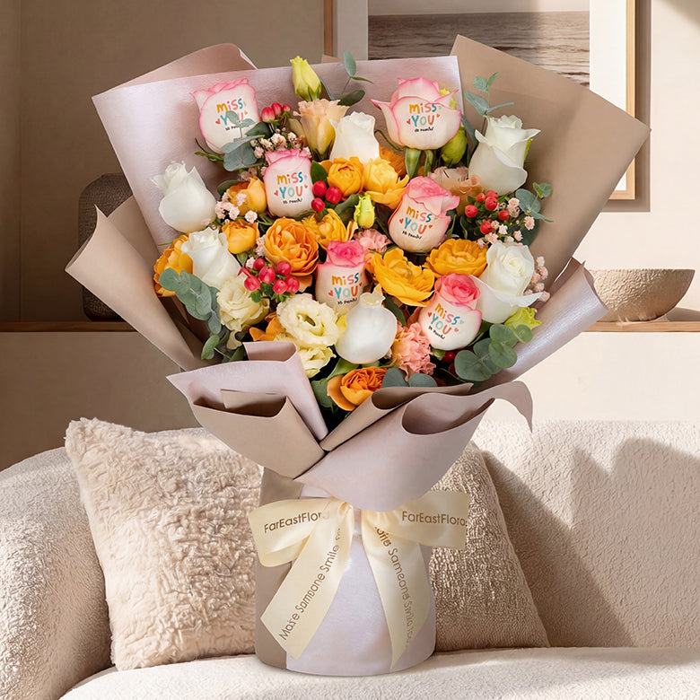 Miss You So Much – Flower Memo
