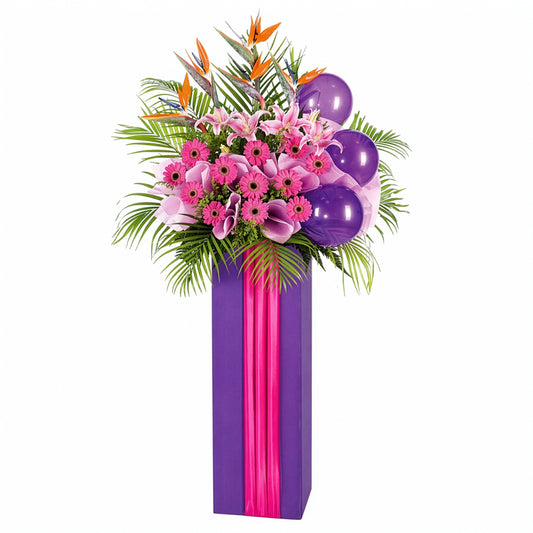 GA14 - Congratulatory Flower Stand - Wondrous Attainment