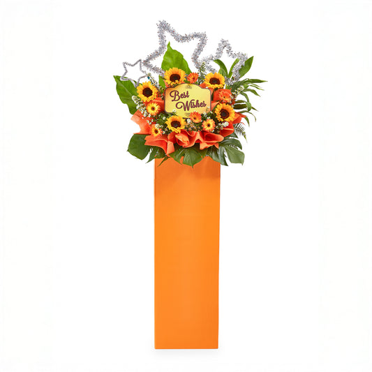 Congratulatory Flower Stand – Starburst Wishes