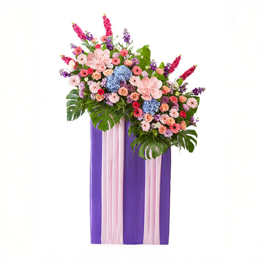 Congratulatory Flower Stand – To Greater Success