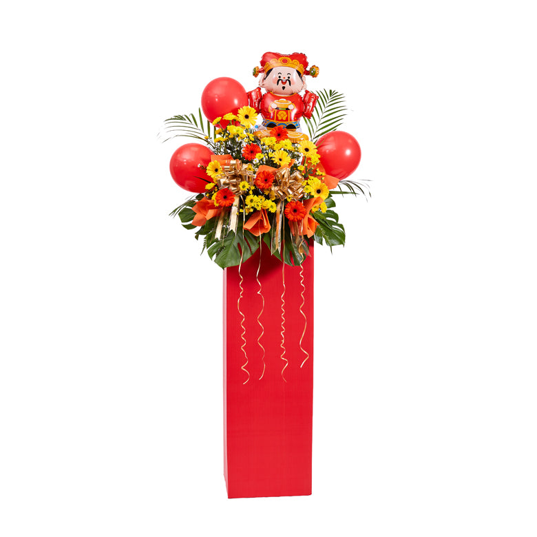 Congratulatory Flower Stand - Rise of Fortune