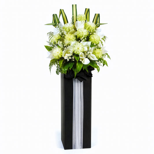 HA07 - Sympathy Flower Stand - Peaceful Tranquility