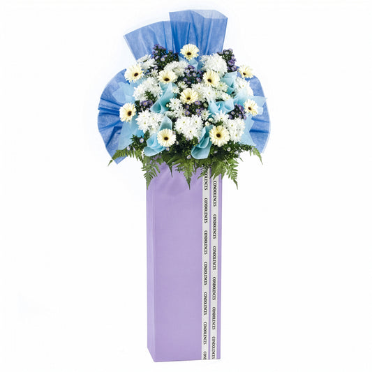 HA08 - Sympathy Flower Stand - Memories Remain