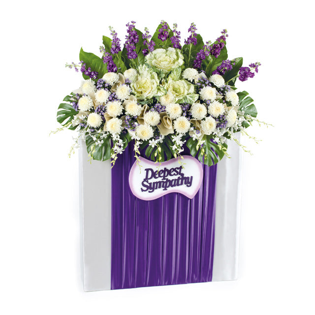 Sympathy Flower Stand - Silent Comfort