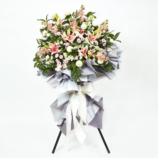Sympathy Flower Stand - Comfort And Peace