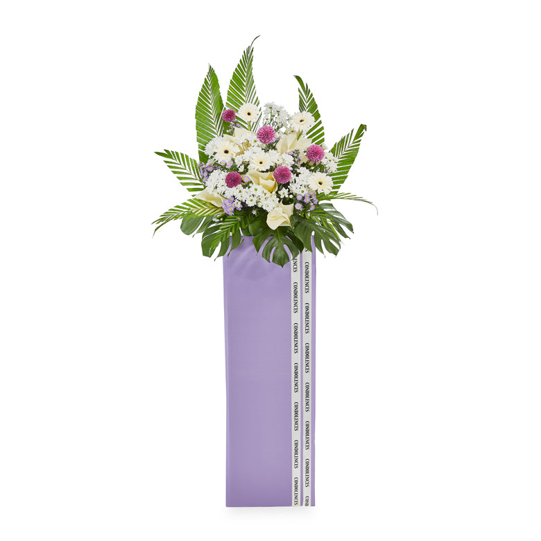 Sympathy Flower Stand – Serenity Blooms