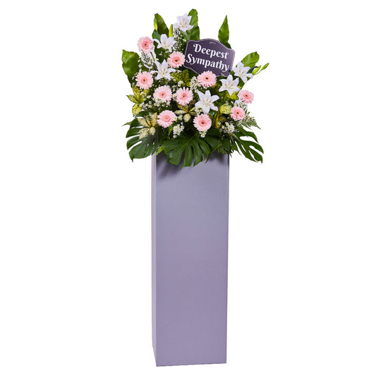 Sympathy Flower Stand - Gentle Tribute