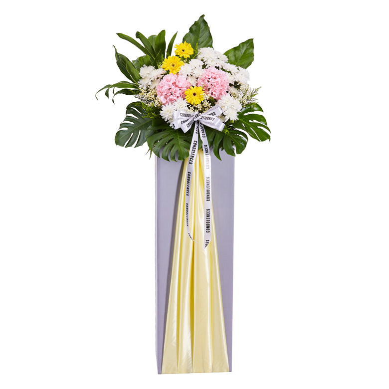 Sympathy Flower Stand - Tender Remembrance