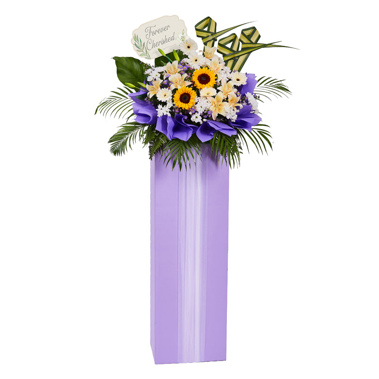Sympathy Flower Stand - Forever Cherished