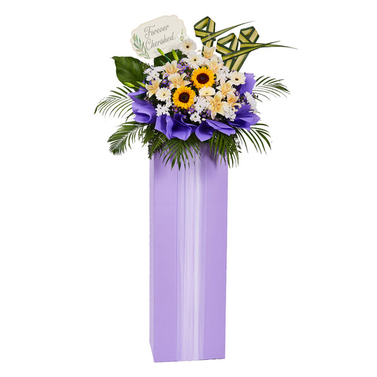 Sympathy Flower Stand - Forever Cherished