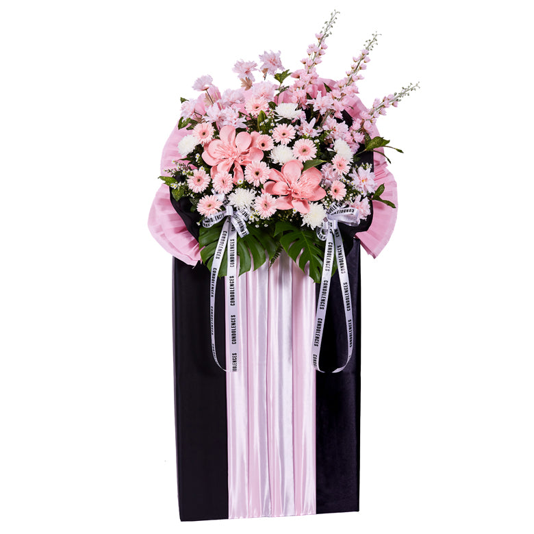 Sympathy Flower Stand - Gentle Bloom