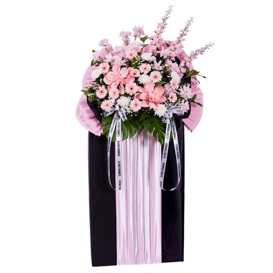 Sympathy Flower Stand - Gentle Bloom