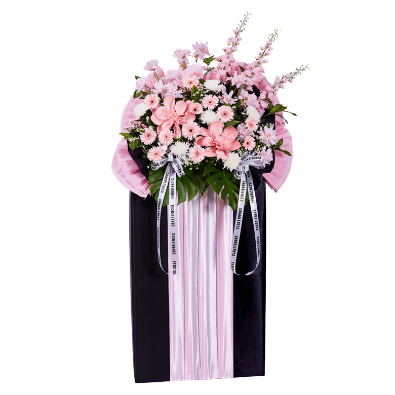 Sympathy Flower Stand - Gentle Bloom