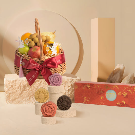 Fruit Basket x Mdm Ling Signature Mooncake 4pcs Gift Set (Halal-Certified)