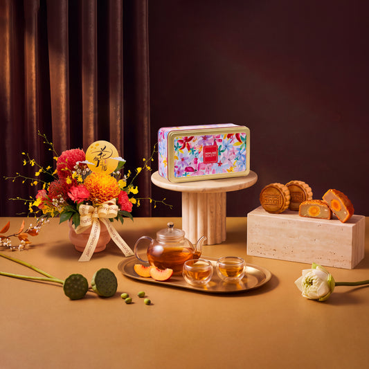 Golden Joy x Mdm Ling Bakery Traditional Baked Mooncakes 2pcs Gift Set (Halal-certified)