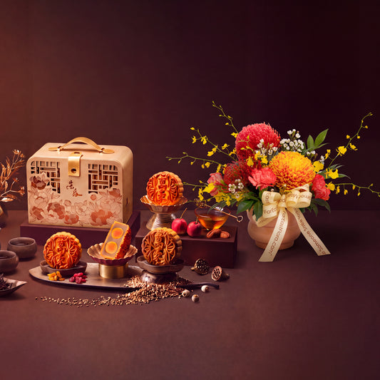 Golden Joy x Marriott Singapore Assorted Baked Mooncakes 4pcs Gift Set