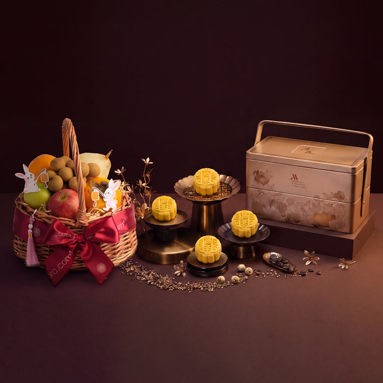 Moon Feast x Marriott Singapore Mao Shan Wang Durian Premium Snowskin Mooncakes 8pcs Gift Set