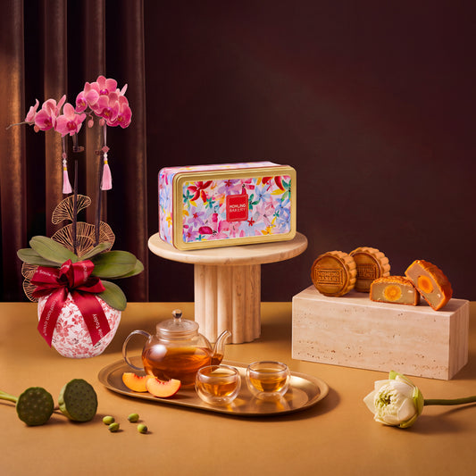 Grace Moon x Mdm Ling Bakery Traditional Baked Mooncakes 2pcs Gift Set (Halal-certified)