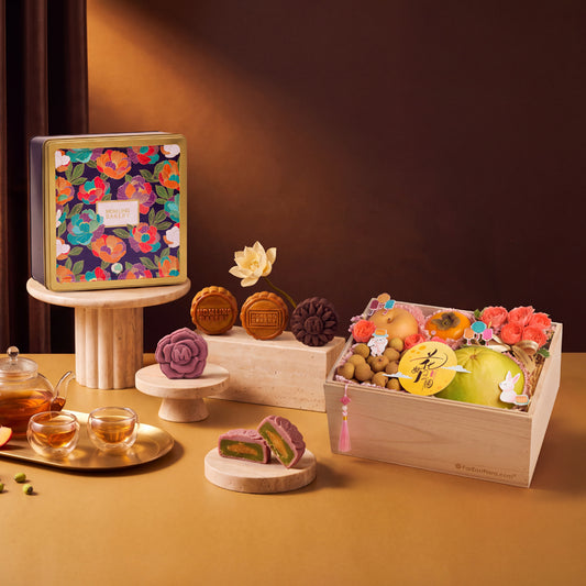 Moon Trove x Mdm Ling Bakery Signature Baked Mooncakes 4pcs Gift Set (Halal-certified)
