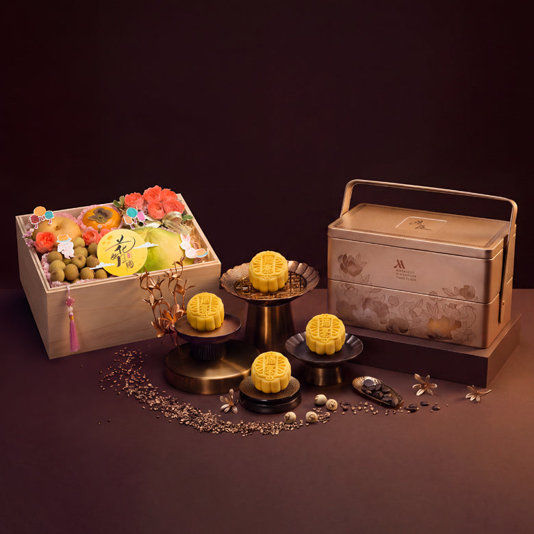 Moon Trove x Marriott Singapore Mao Shan Wang Durian Premium Snowskin Mooncakes 8pcs Gift Set