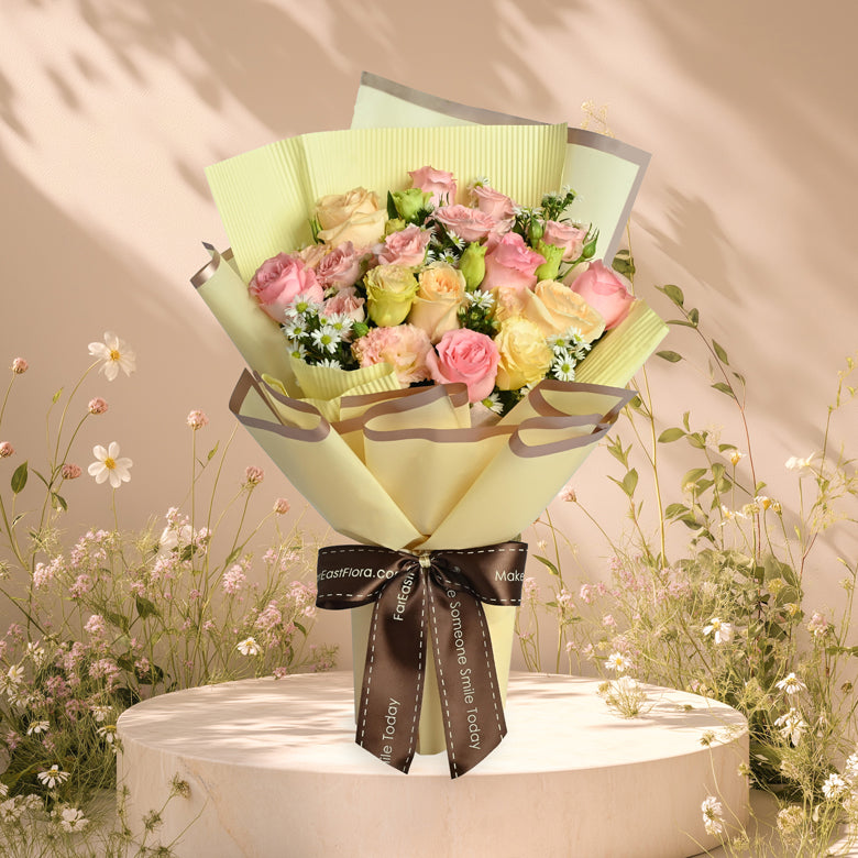 Comforting Touch – Roses - Flower Bouquet
