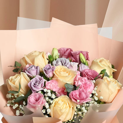From The Heart (Personalized) – Roses - Flower Bouquet