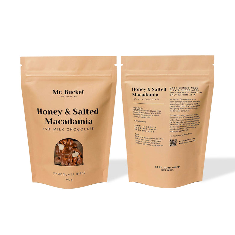 Mr Bucket Macadamia Duo x Flowers Gift Set