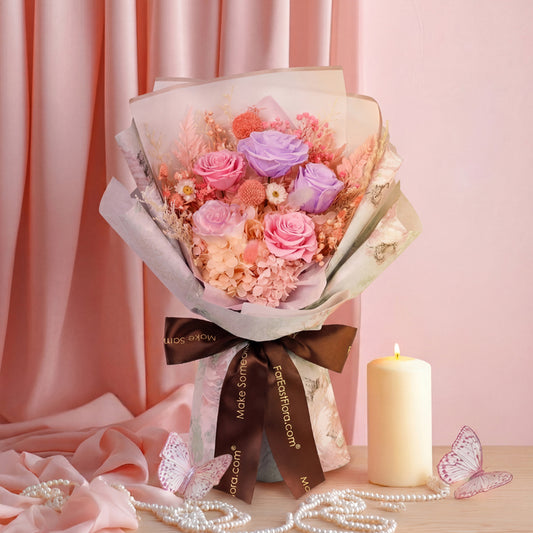 Pastel Love - Preserved Hand Bouquet