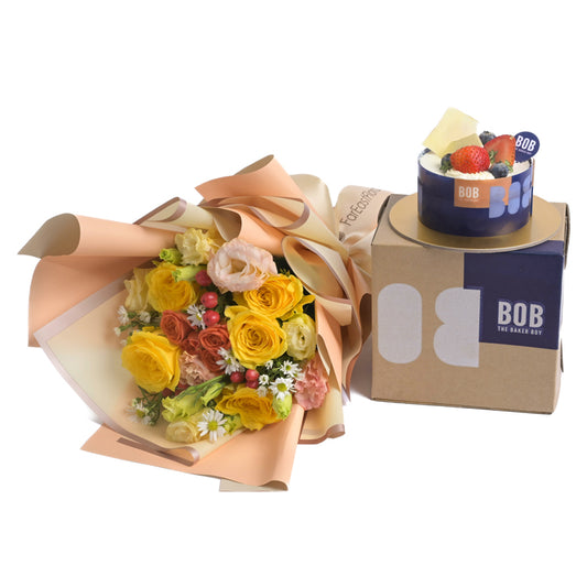 Flowers with Bob the Baker Boy Classic Strawberry Mini Shortcake