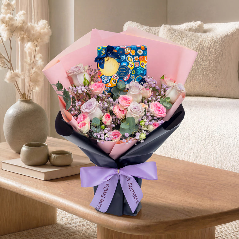 Lilac Decadence – Chocolate & Flowers