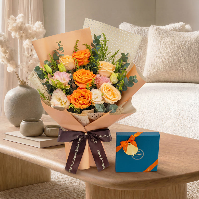 Golden Gianduia – Chocolate & Flowers