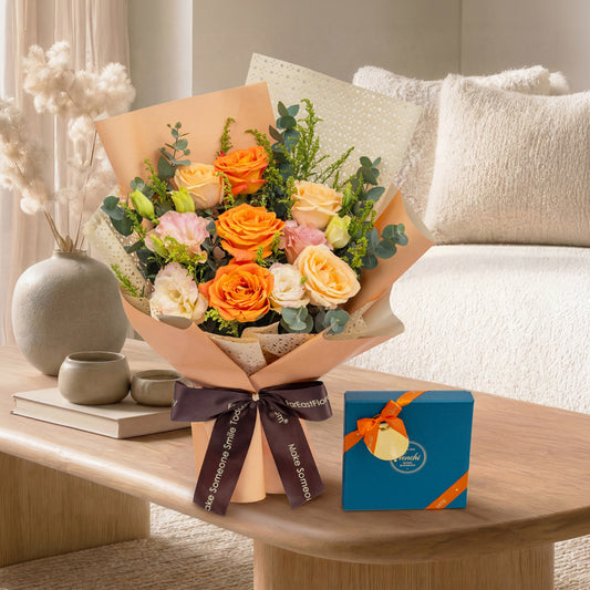 Golden Gianduia – Chocolate & Flowers