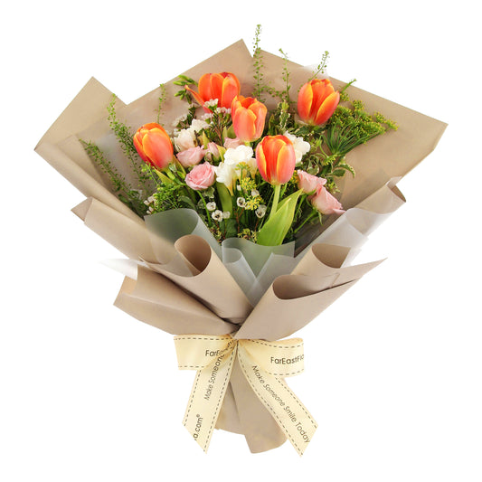 Blissful Tulips - Flower Bouquet