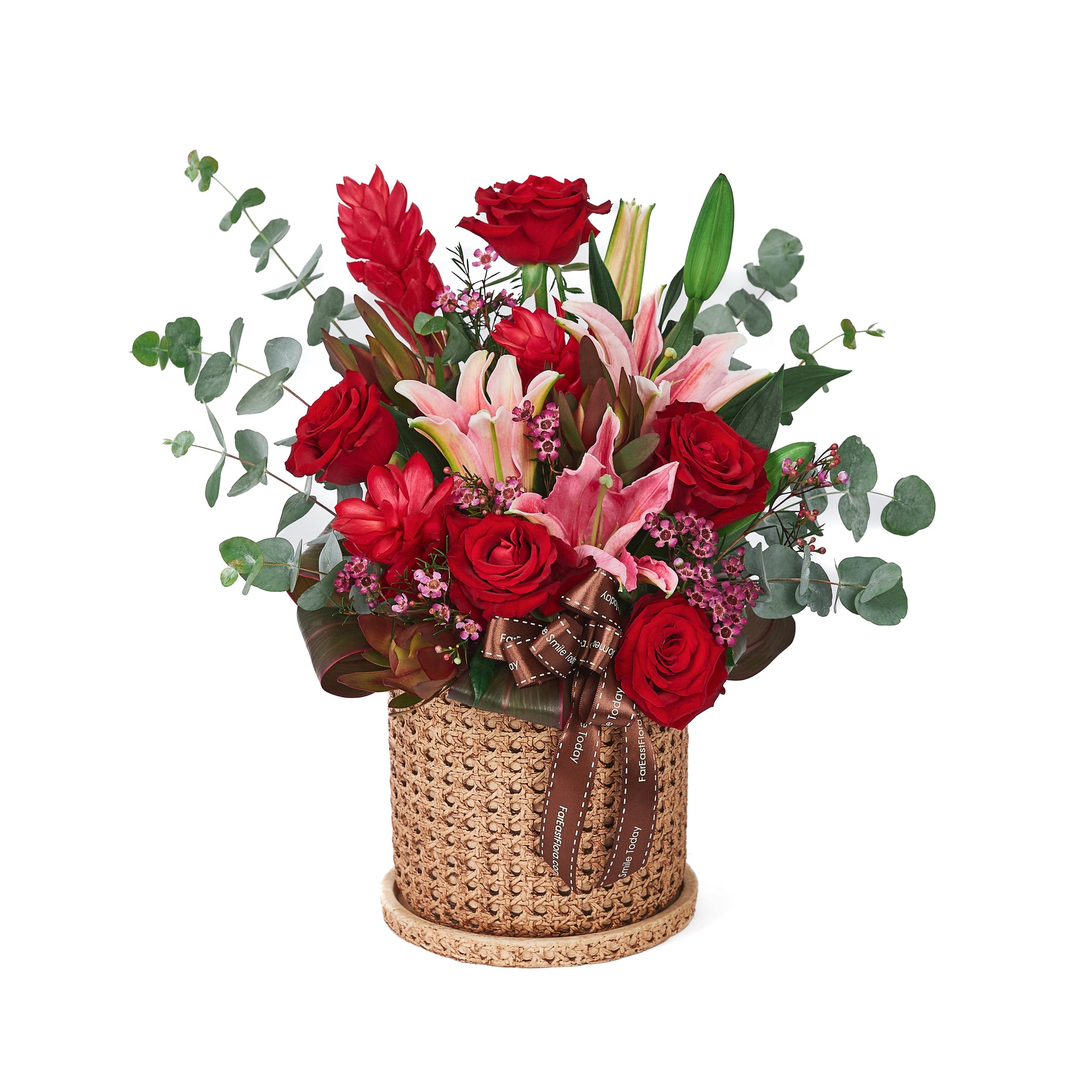 Crimson Nostalgia - Table Flowers