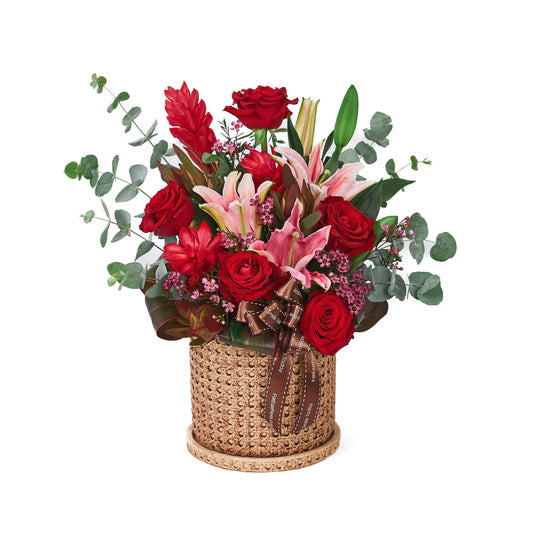 Crimson Nostalgia - Table Flowers