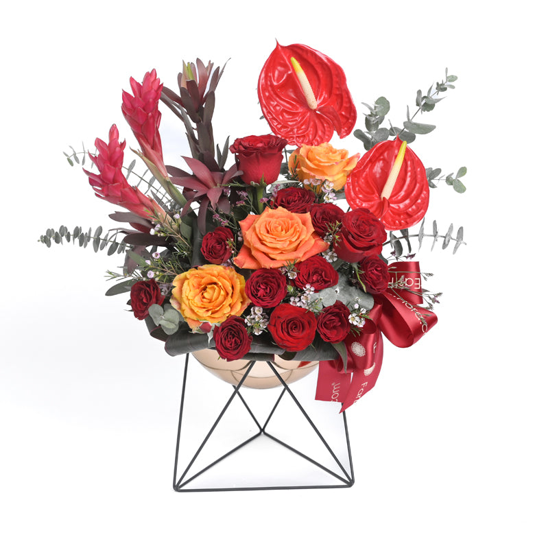 Sunset Grandeur – Table Flowers