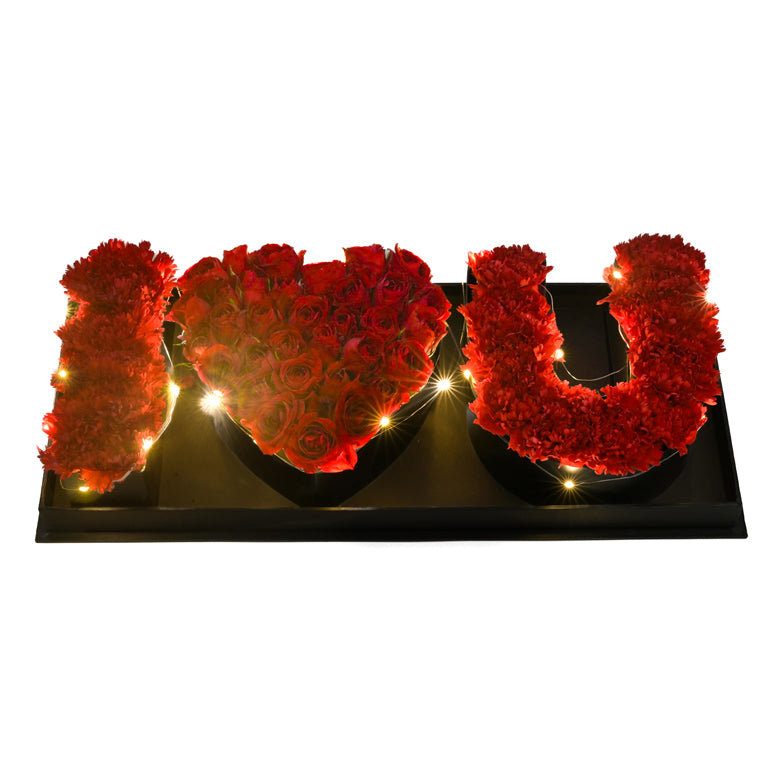 Love You – Table Flowers