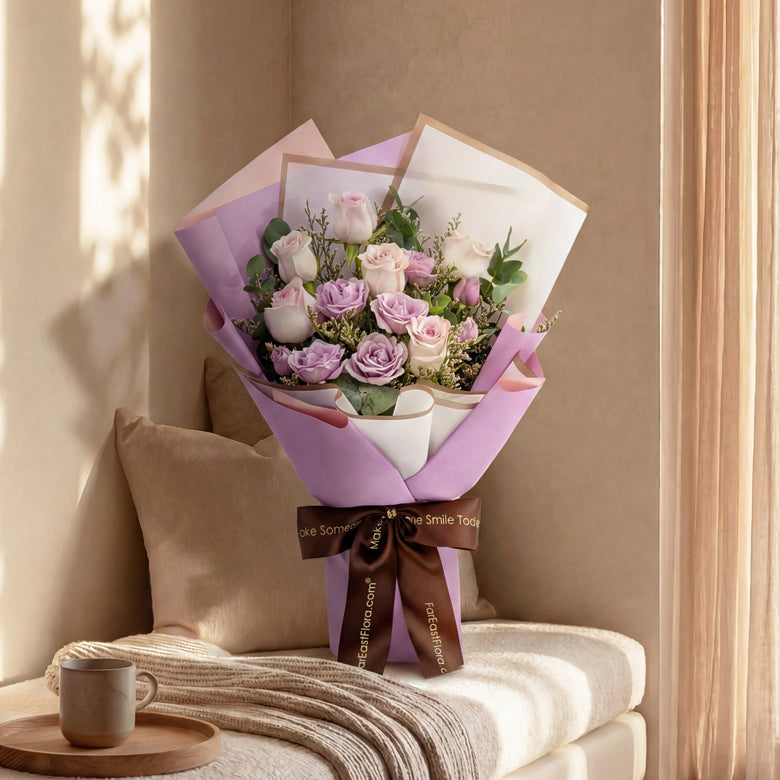 Amethyst Dusk — Flower Bouquet