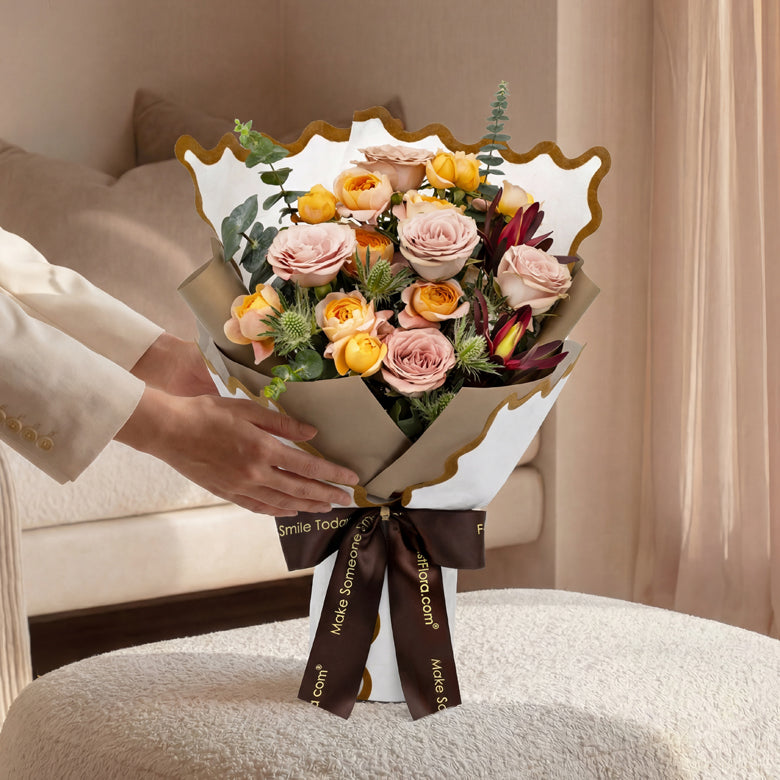 Copper Dusk — Flower Bouquet