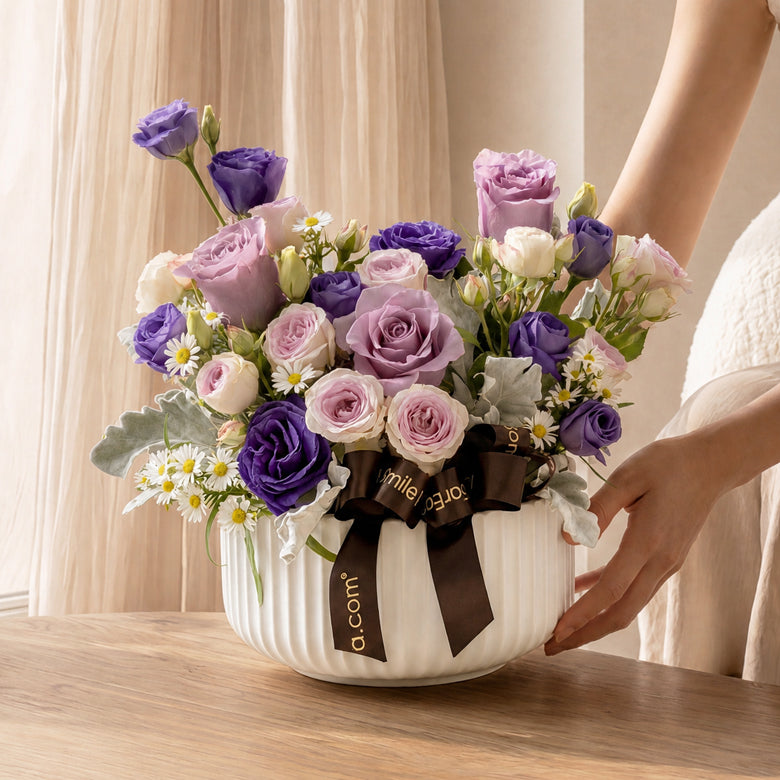 Purple Reverie – Table Flowers