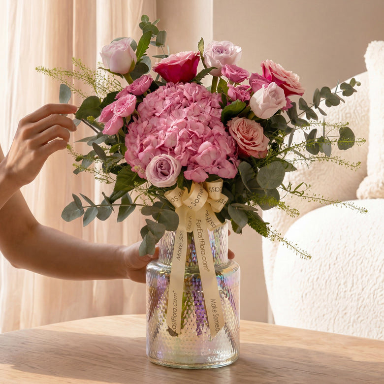 Pink Aurora – Table Flowers