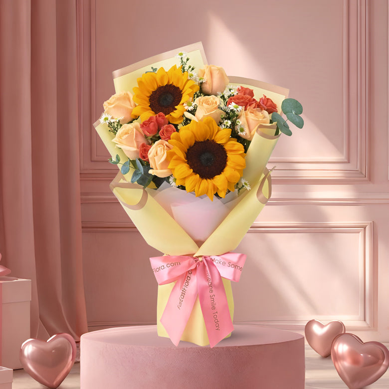 You Make Me Smile – Flower Bouquet