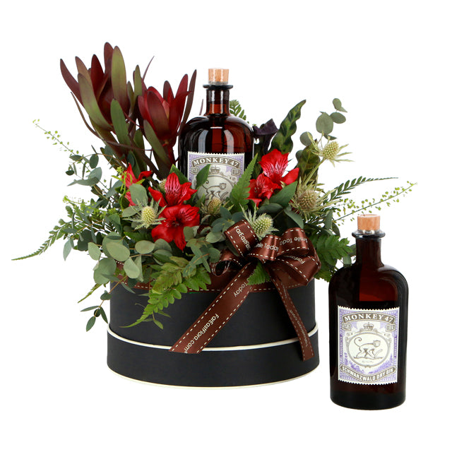 Monkey 47 Schwarzwald Dry Gin x Flowers Gift Set