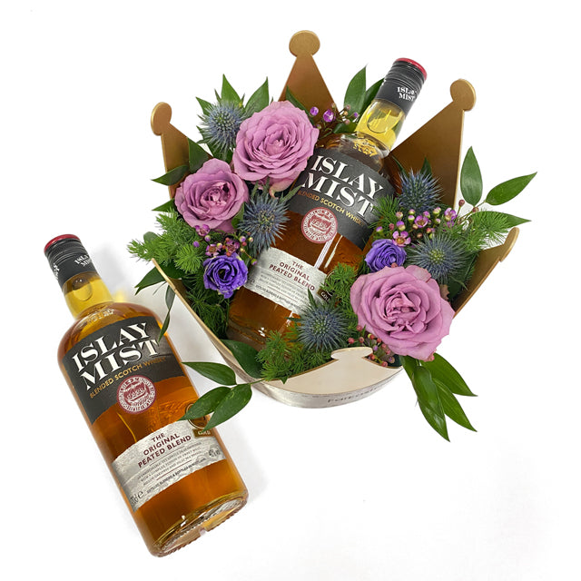 Islay Mist The Original Peated Blend Whisky x Flowers Gift Set