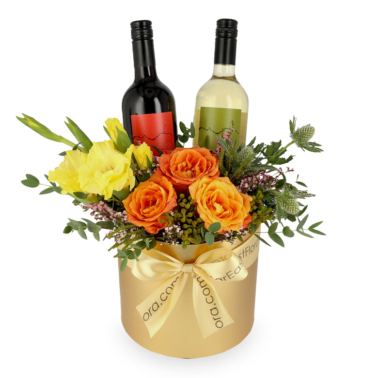 Cheers To Forever x Flowers Gift Set