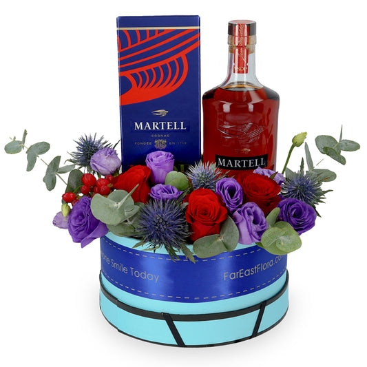 Martell VSOP x Flowers Gift Set