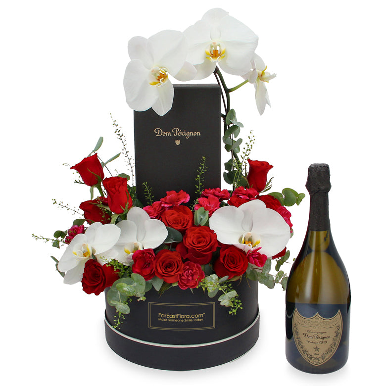Graceful Indulgence - DOM Perignon x Flowers Gift Set