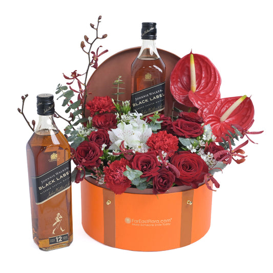 Johnnie Walker Black Label x Flowers Gift Set